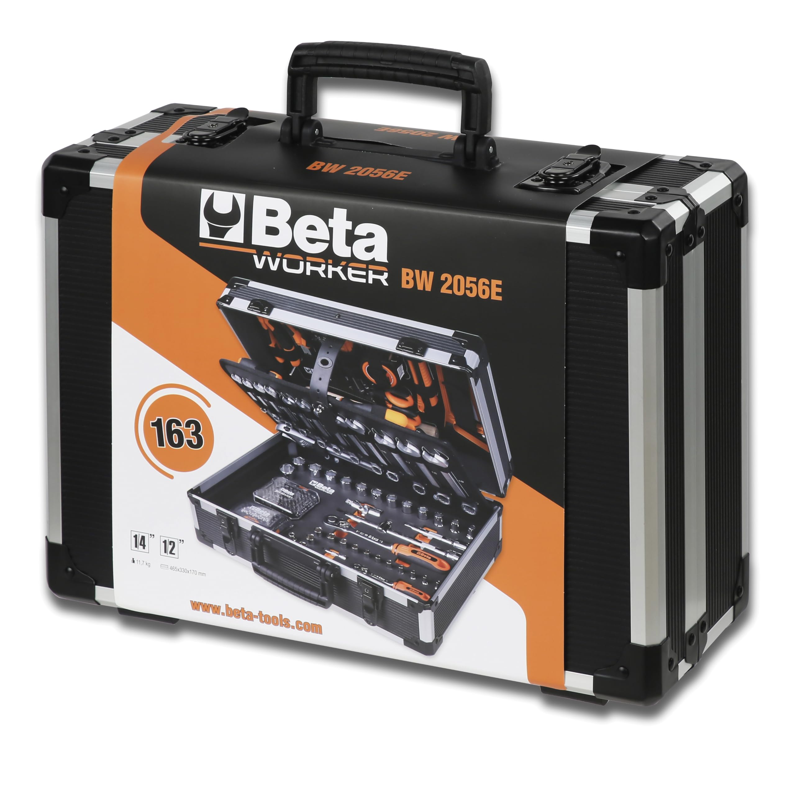 Beta BW 2056E - Valigia con assortimento di 163 utensili