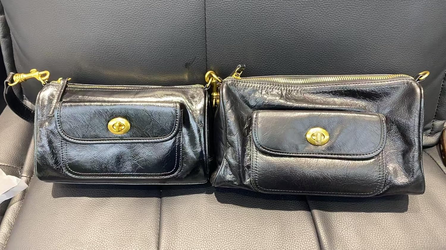 Women's Stylish Genuine Leather Shoulder Bag Lady Vintage Classic Design Handbag Purse Crossbody Bags with Two Strap | Small, Soft, Genuine Leather, Fashion, for Lady