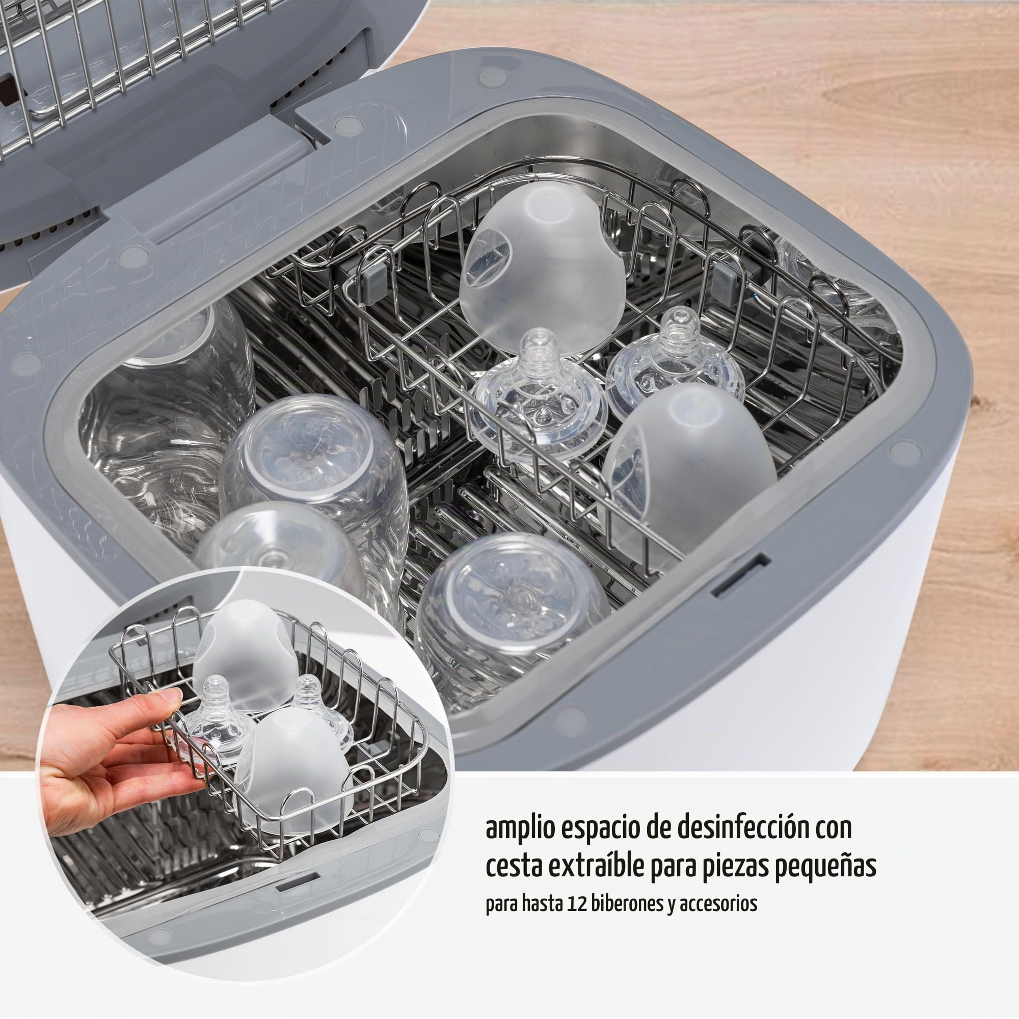 Esterilizador por UV-C con función de secado