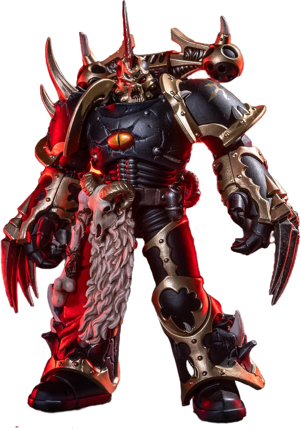 JOYTOY 1/18 Action Figures - Warhammer 40,000 Chaos Space Marines Black Legion Chosen with Lightning Claws - 5‘’,Classic Character,Collectible,Age 15 and Above