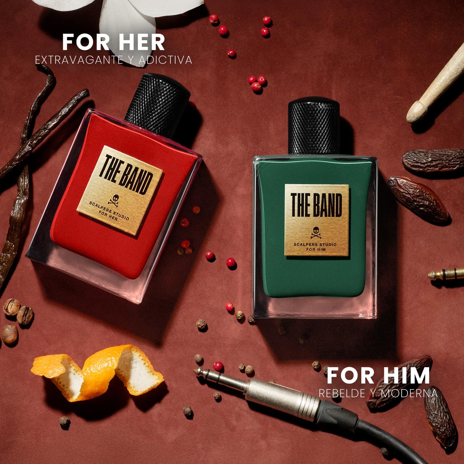 Scalpers The Band For Her, Eau de Parfum, Aroma Floral Ambarado