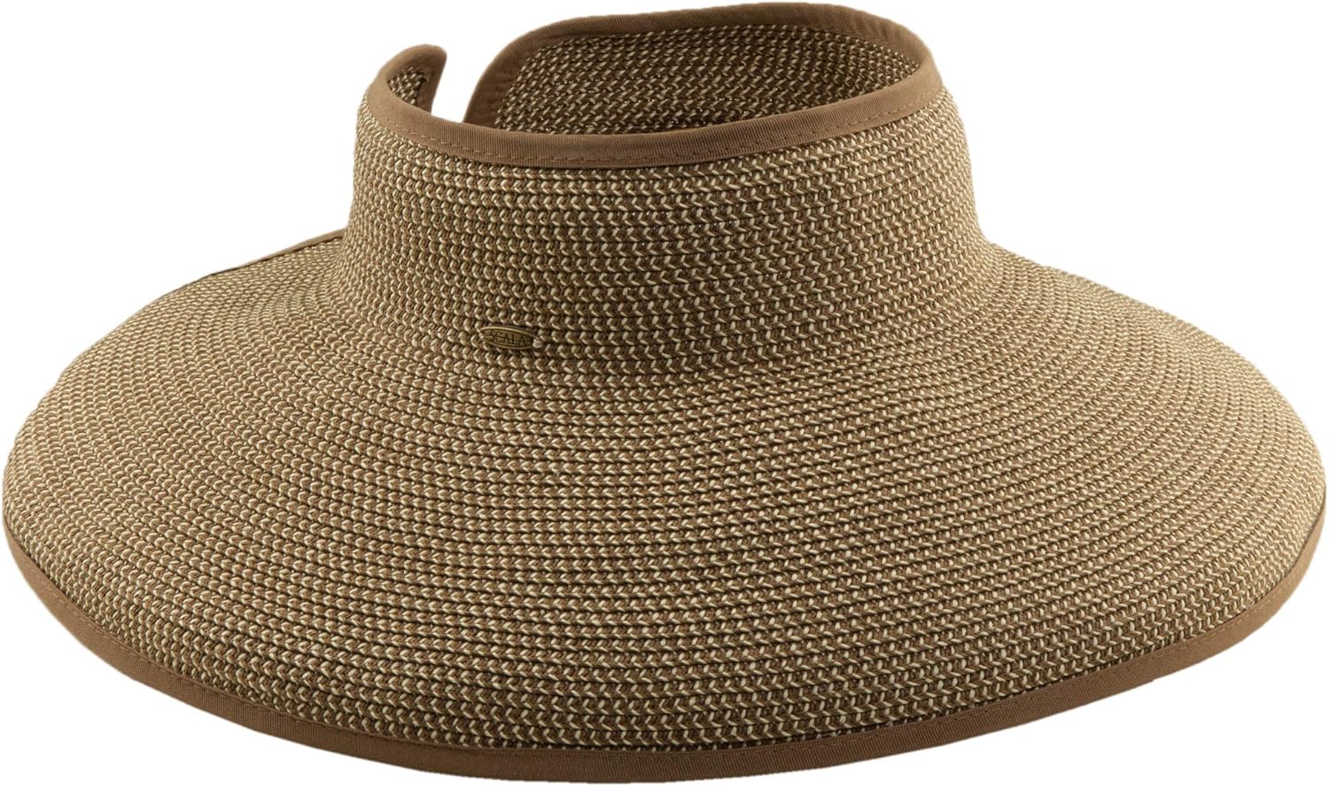 Scala Women's Packable Paper Braid Visor