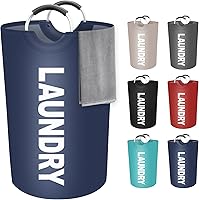 Vista 8 de StorageRight Cesta de Ropa Sucia Grande de 75L, Cesto de Ropa Sucia, Cesto de Ropa Sucia para Lavandería, Plegable, Cestas de Ropa Sucia