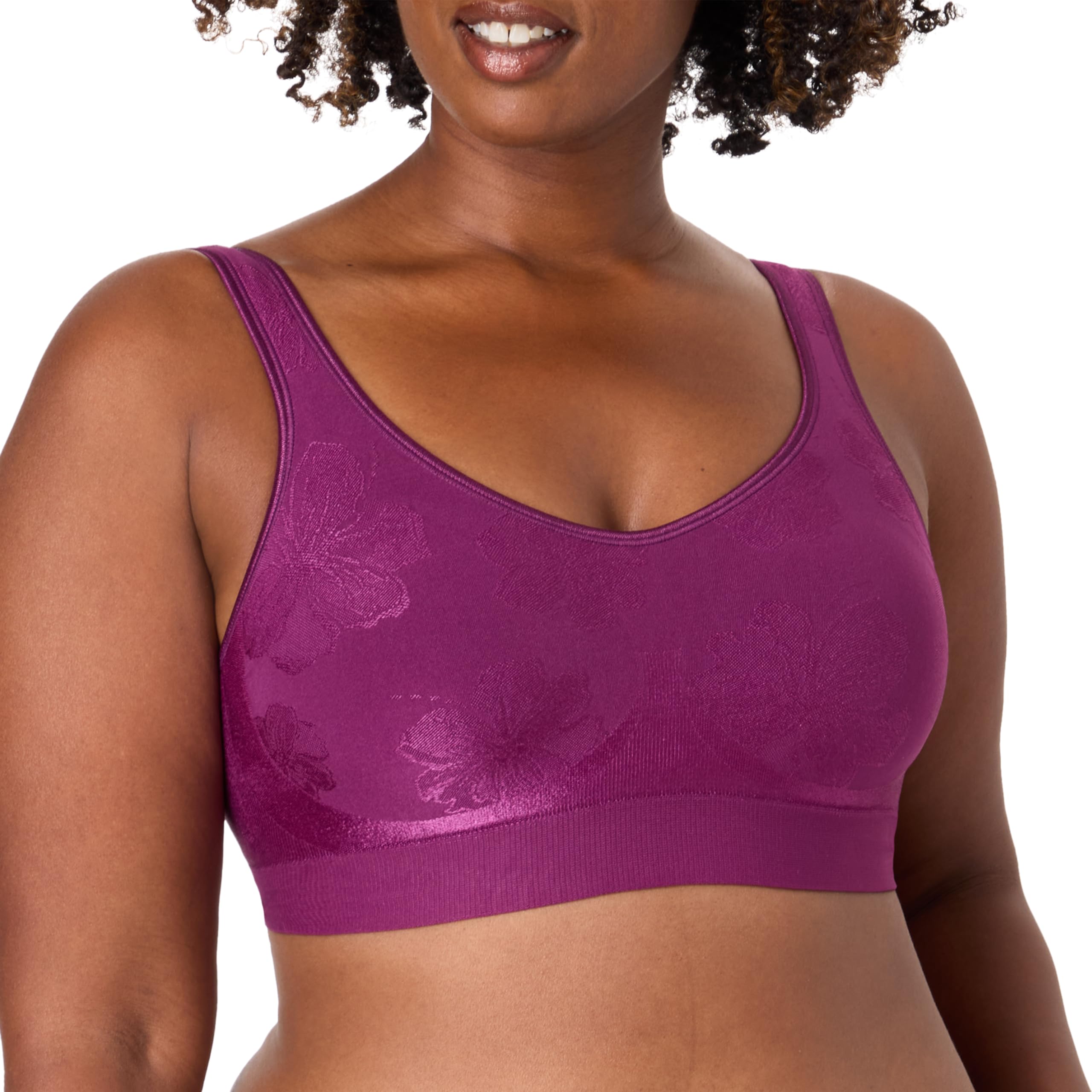 Bali Women's Wireless Bras for Women - Comfort Revolution Wireless Bra - Adjustable & Supportive - Plus Size Women