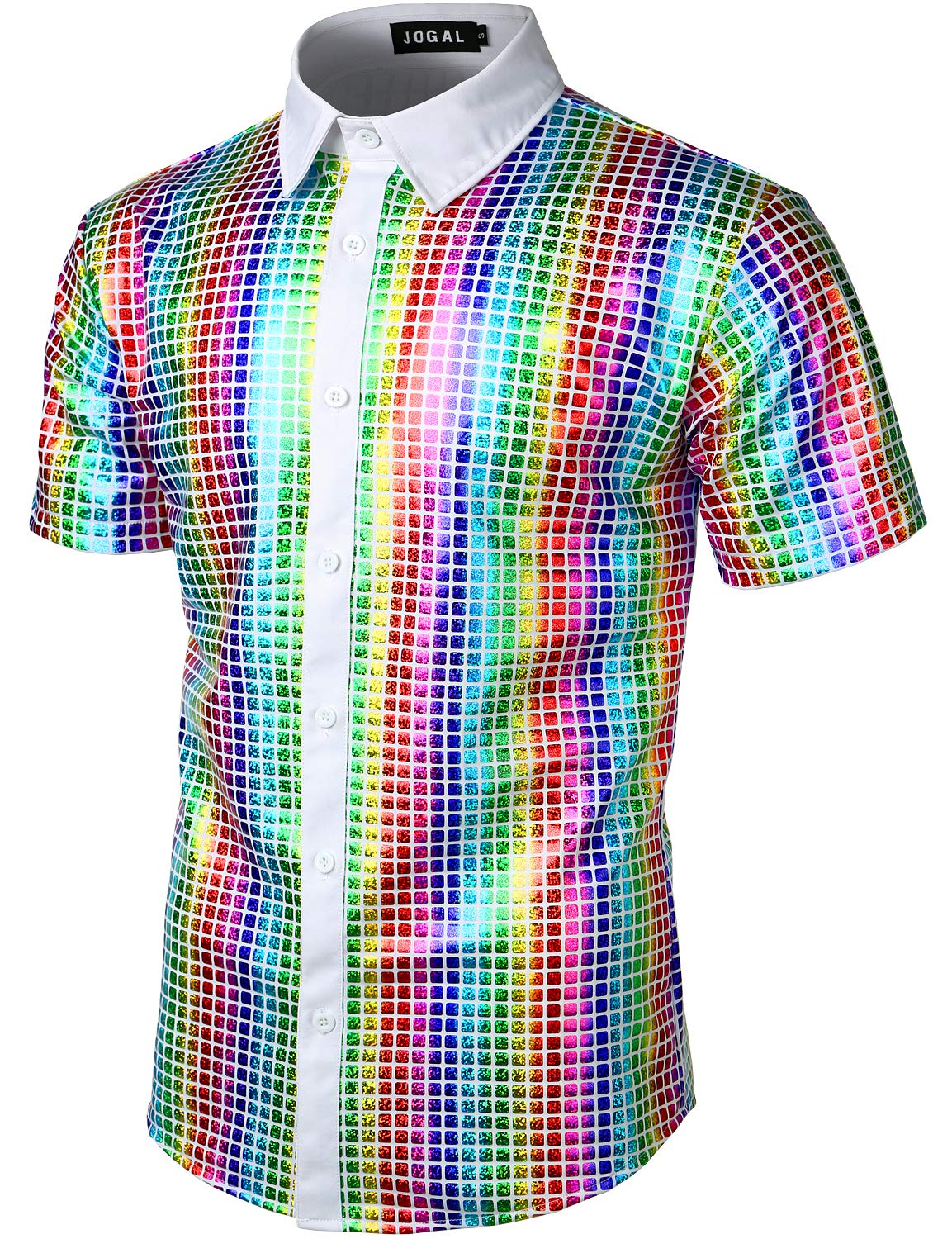 JOGAL Robe à paillettes pour homme années 1970