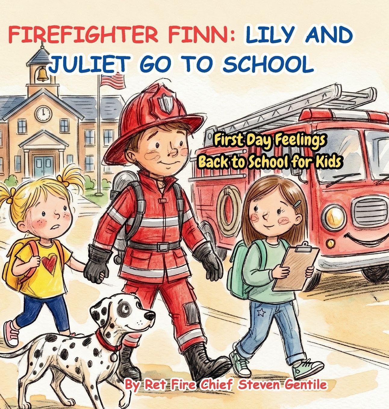 FIREFIGHTER FINN: First Day Feelings Back to School for Kids
