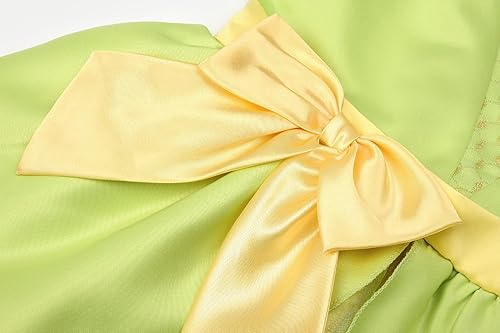 Miniatura 5 de ReliBeauty Disfraz de princesa para niñas pequeñas, sin mangas, con accesorios