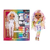 Rainbow High Colour & Create Fashion DIY Doll - Occhi viola, capelli ricci