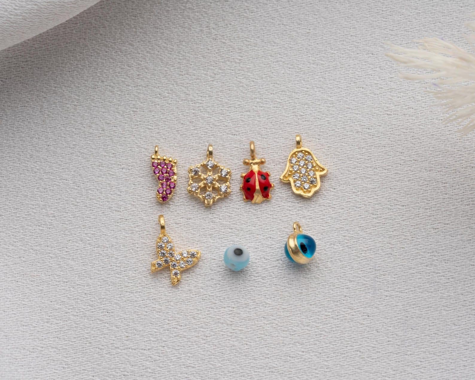 Personalizzato diamante collana con nome oro argento con ciondolo per lei Festa della Mamma Natale anniversario compleanno