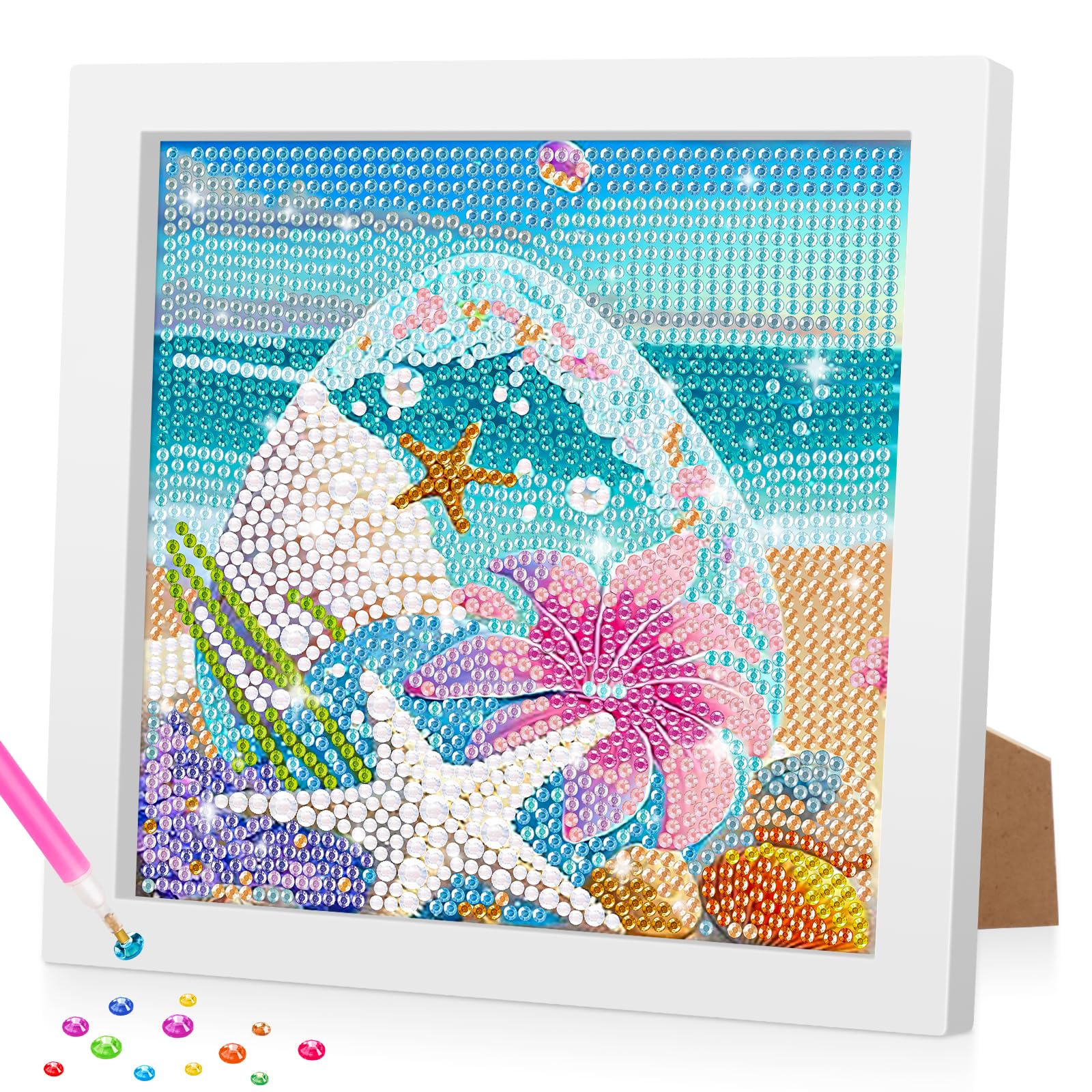Amazon.com: Bowetile Beach 5D Diamond Art Kits for Adults