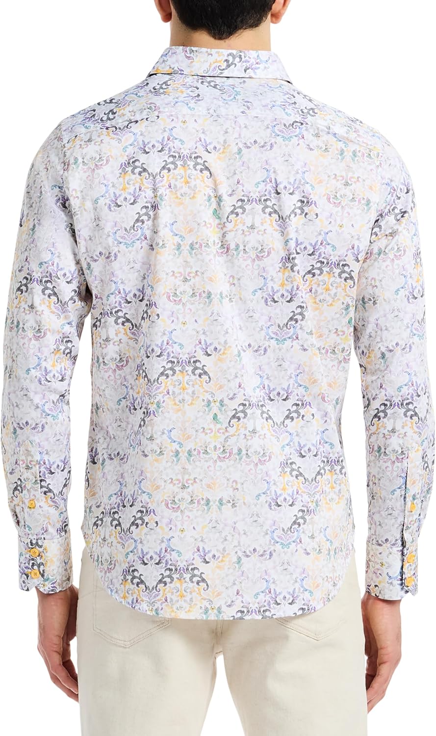 Robert Graham Men’s Croatia Long-Sleeve Button-Down Woven Shirt, Multi, Large - Image 3