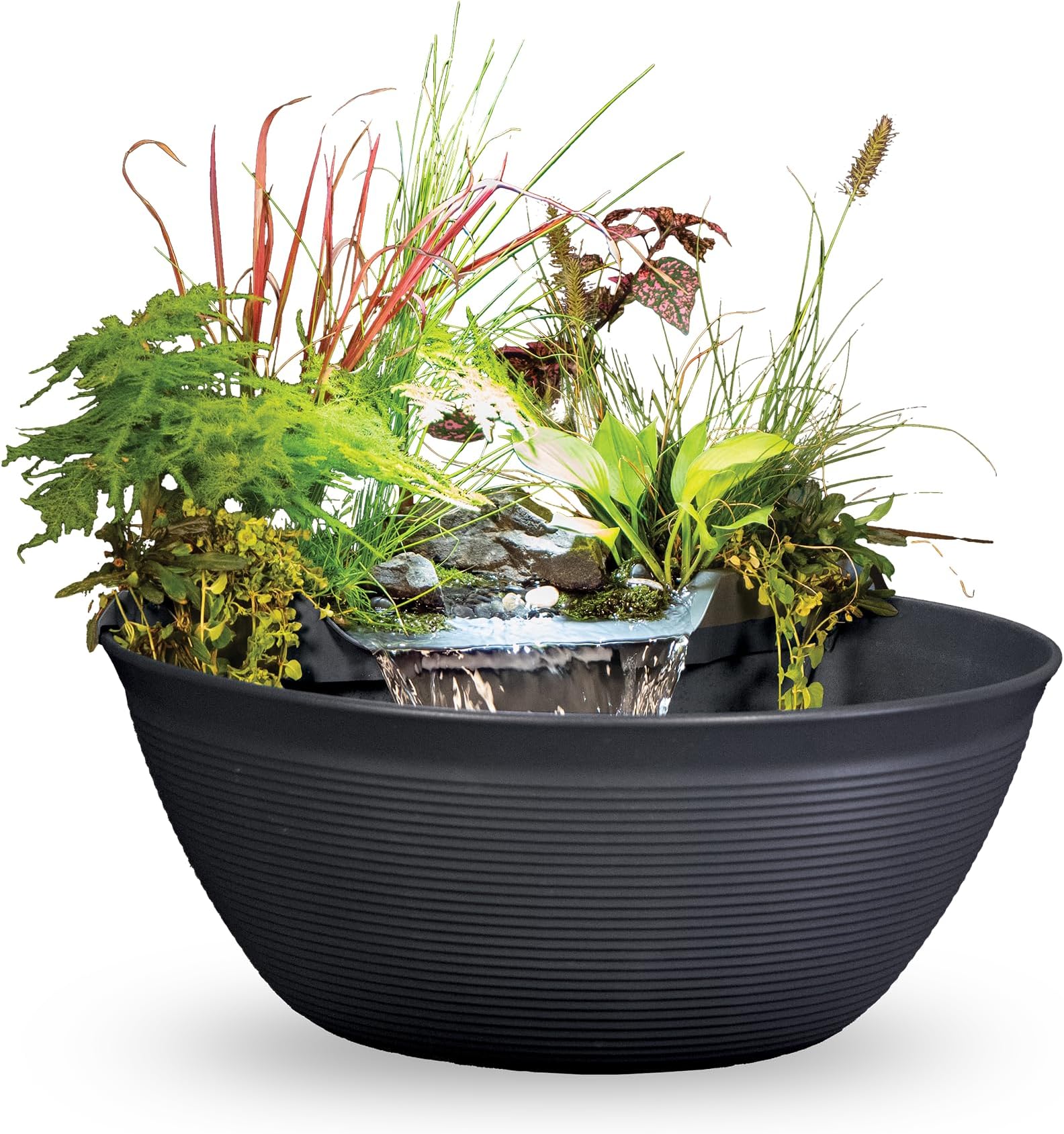 Aquascape AquaGarden Pond and Waterfall Kit Container Water Garden Gray | 78333