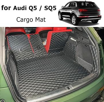 Boot Liner for 2017-2025 Audi Q5 Boot Mats | (and Rear Left and Right Side Panels) Dog Friendly