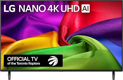 LG 43-Inch NU70 Nano UHD AI 4K Smart TV - α7 AI Processor Gen9, Dynamic Tone Mapping,VRR 60Hz, ALLM (43NU700BPUC.ACCQ, 2026) (Renewed)