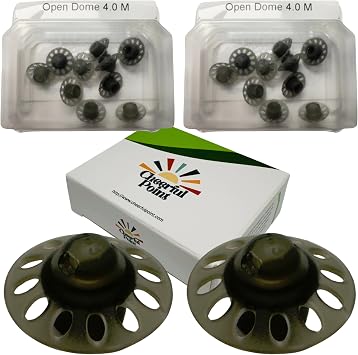 Phonak 4.0 Open Hearing Aid Domes, Medium Size 0.35 inch=9 mm, 20 Domes in 2 Pack, Hearing aid Domes Manufactured by Sonova in Switzerland OEM, 054-0786