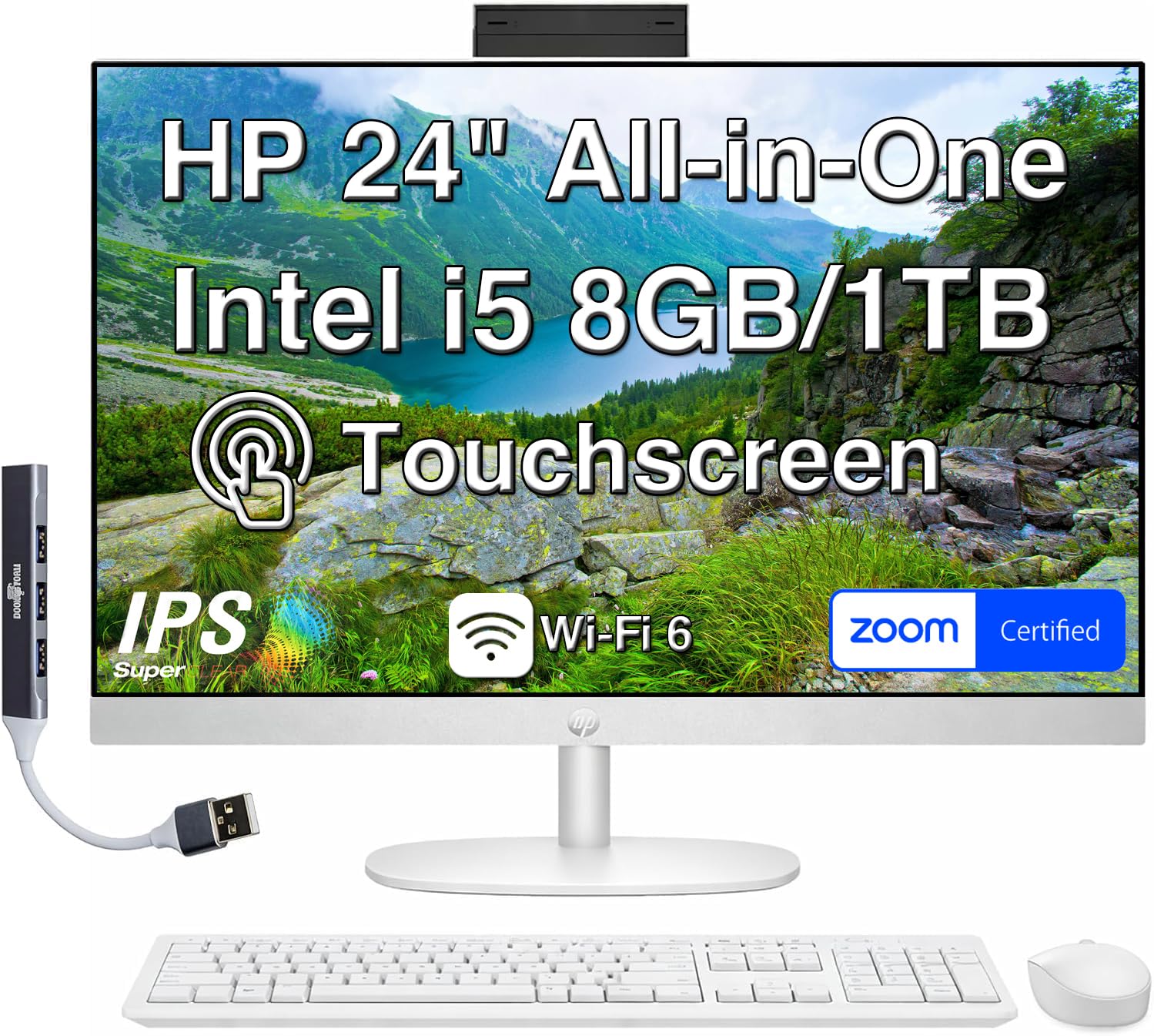 Amazon.com: HP 24 Touchscreen All-in-One Desktop Computer for Home