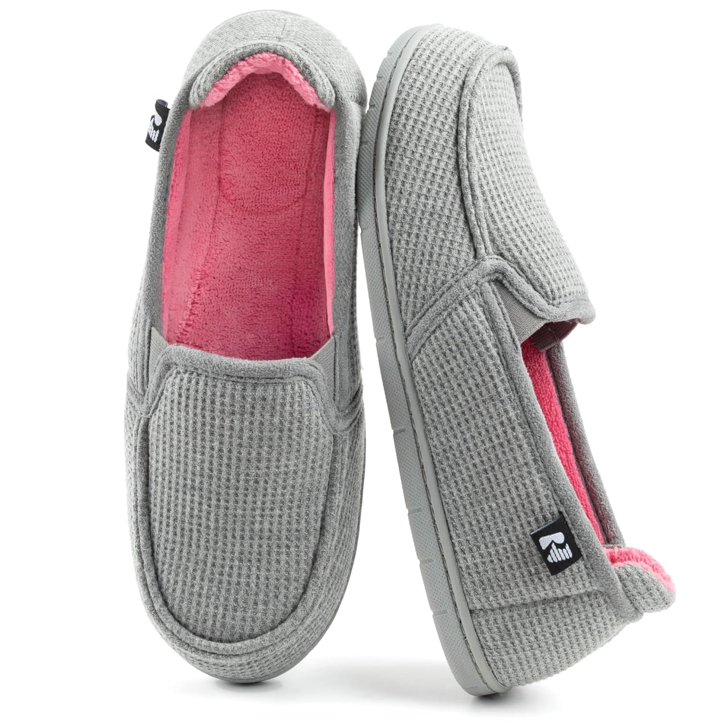 RockDove Womens Two-Tone Hoodback Slipper with Removable Insole