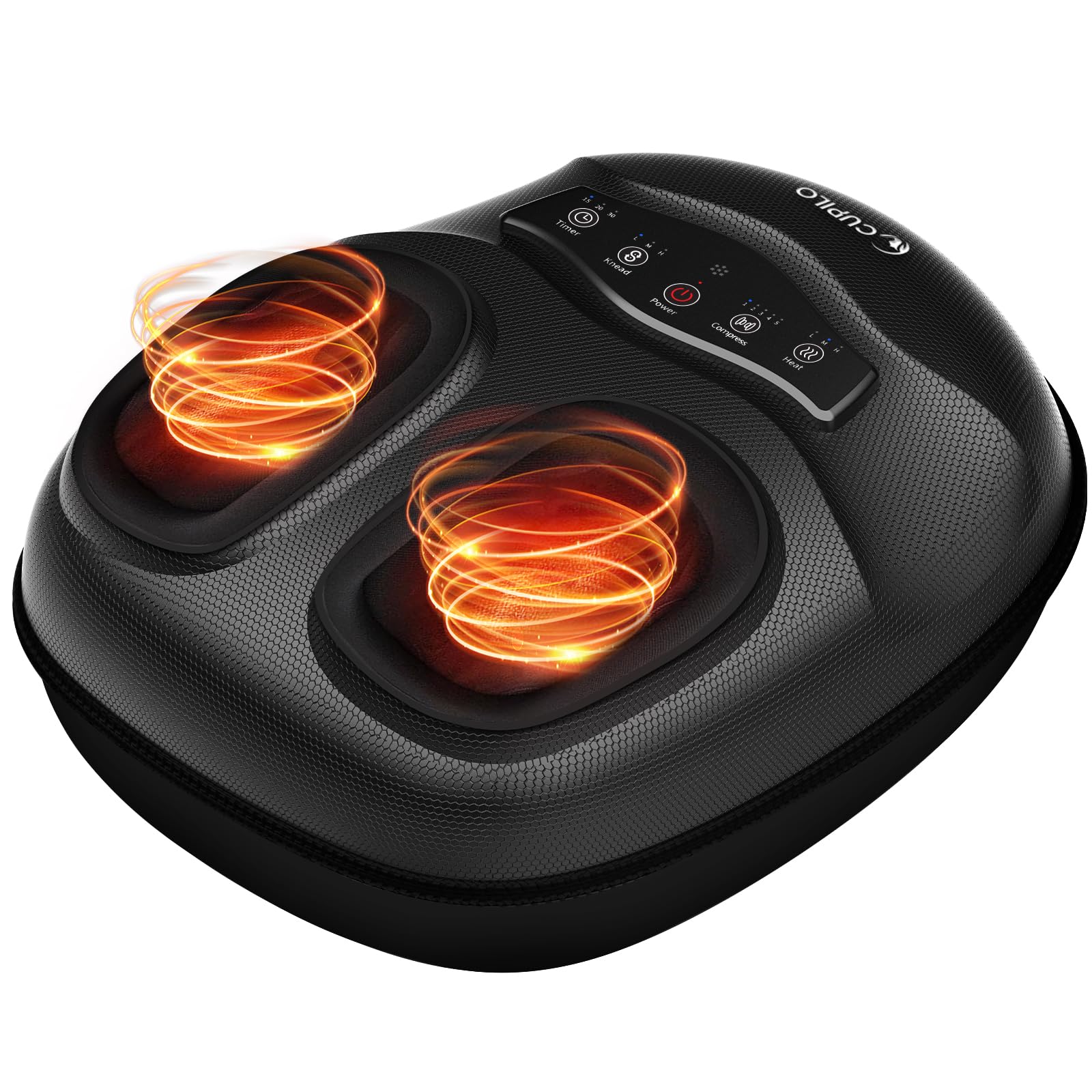 CuPiLo Shiatsu Foot Massager with Heat for Plantar Fasciitis and Neuropathy