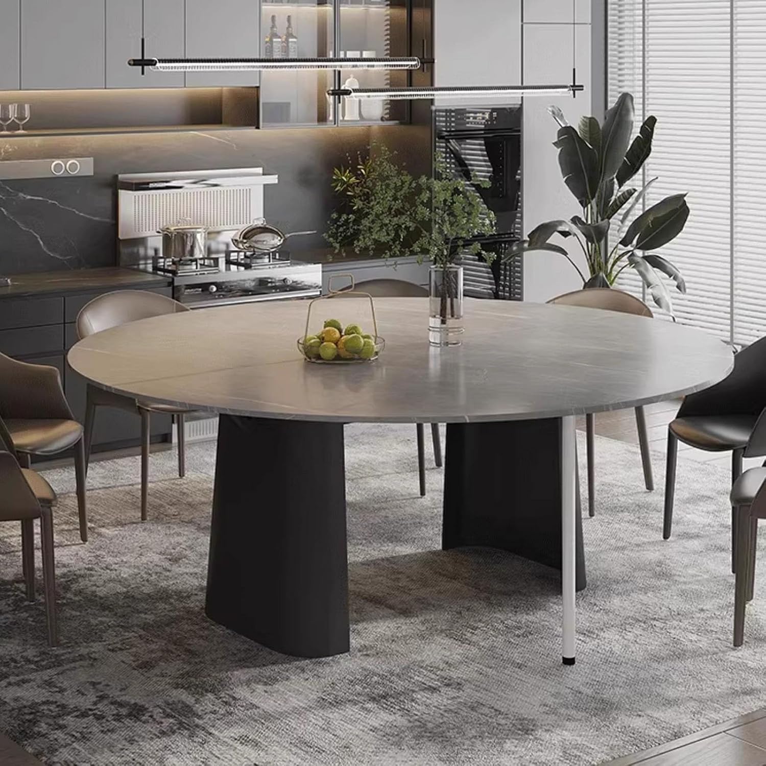 Round Foldable Table top,Large Thick Wood Foldable Table top,Replacement Top Only, Tables Tops Extender, for Dining Home Backyard Wedding(47in)