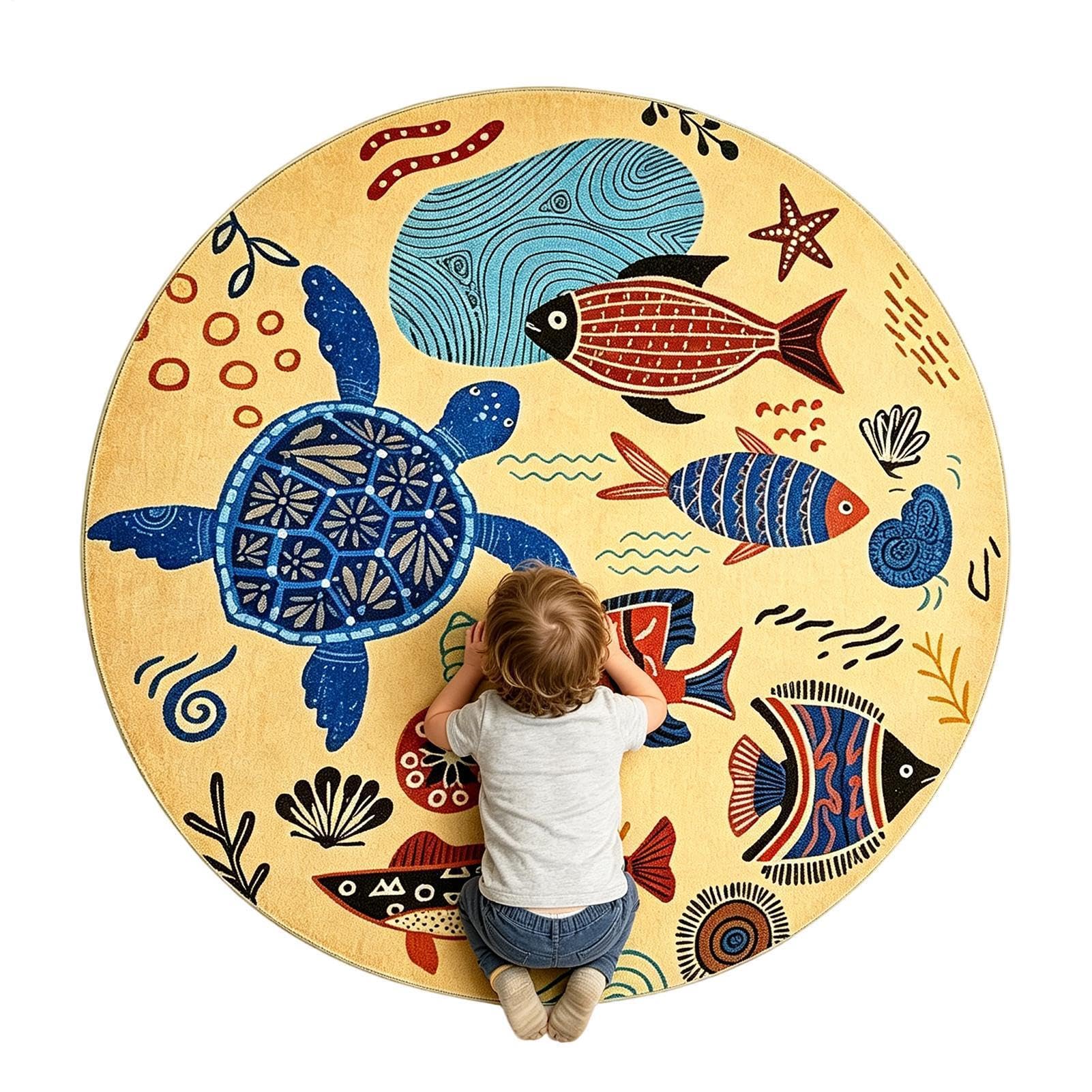 Tapis de jeu pour isoler du sol froid pendant les séances d'étude