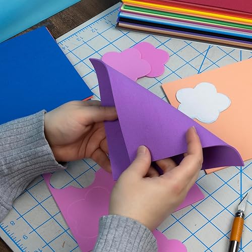 Miniatura 7 de Hygloss - Hojas de espuma colorida para manualidades, 12 x 18 pulgadas, amarillo, 10 unidades