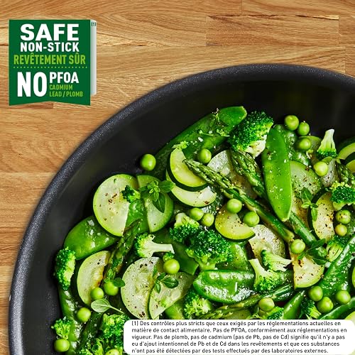 Tefal Ingenio Batterie de cuisine 10 pièces, Poêles, Casseroles, Couvercles, Poignée, Non induction, Revêtement antiadhésif, Empilable, Compatible lave-vaisselle, Fabriqué en France, Easy On L1599902 - 5