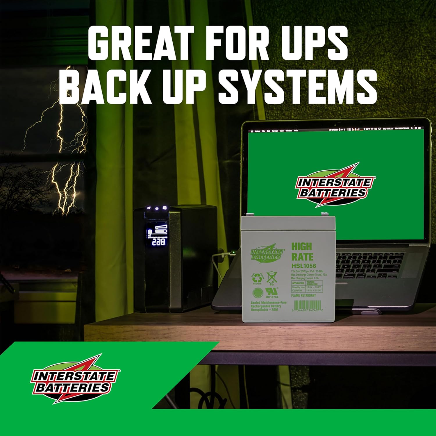 Interstate Batteries HSL1056 in a UPS setup