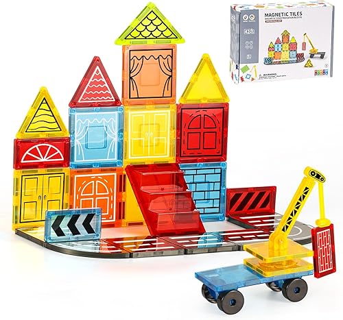Azulejos magnéticos para niños, bloques magnéticos, juguetes magnéticos, juego de construcción magnético, bloques de construcción magnéticos para