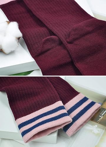 PUTUO Donna Calzini con Dita Separate, Calze con le Dita in Cotone Donna Casual Sportive Calzini, Calzini Morbide e Calde da Donna, 4/5 paia - 7