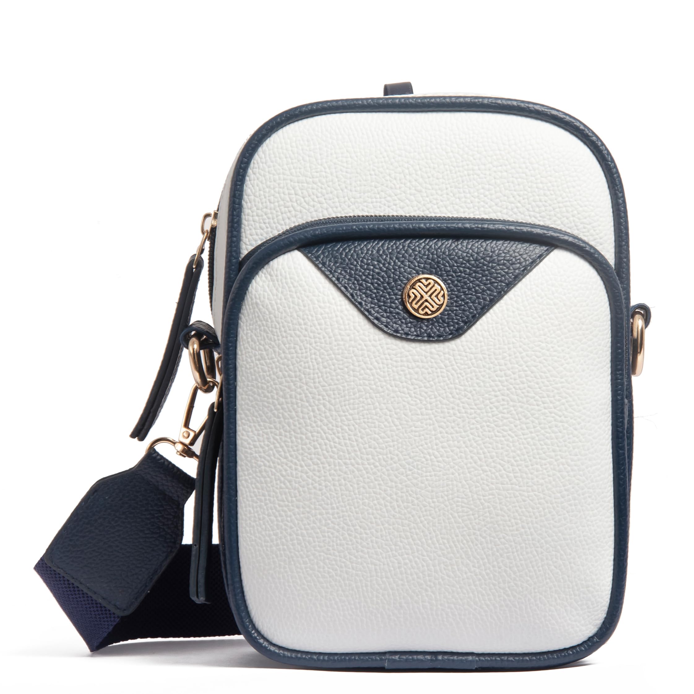 Minimucci Travel Medium Faux Leather Crossbody Bag-image-2