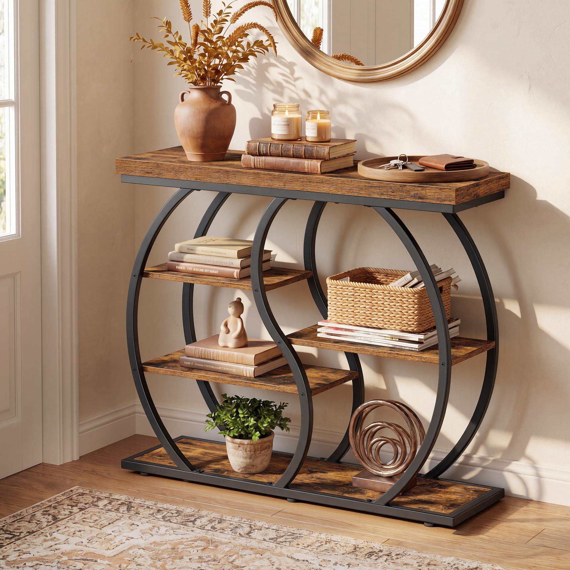 VASAGLE 5-Tier Console Table
