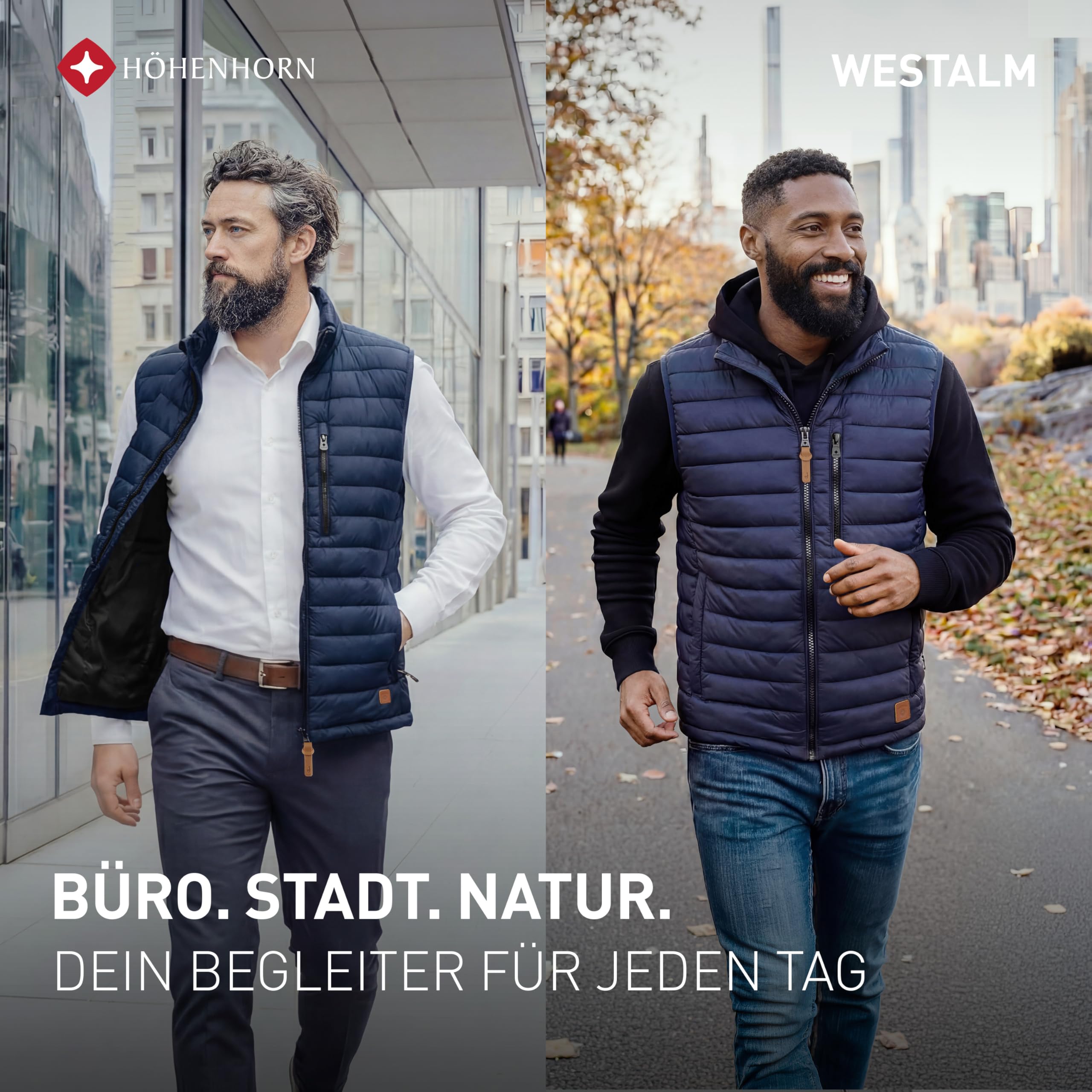 Höhenhorn Westalm Herren Weste Steppjacke Sportjacke