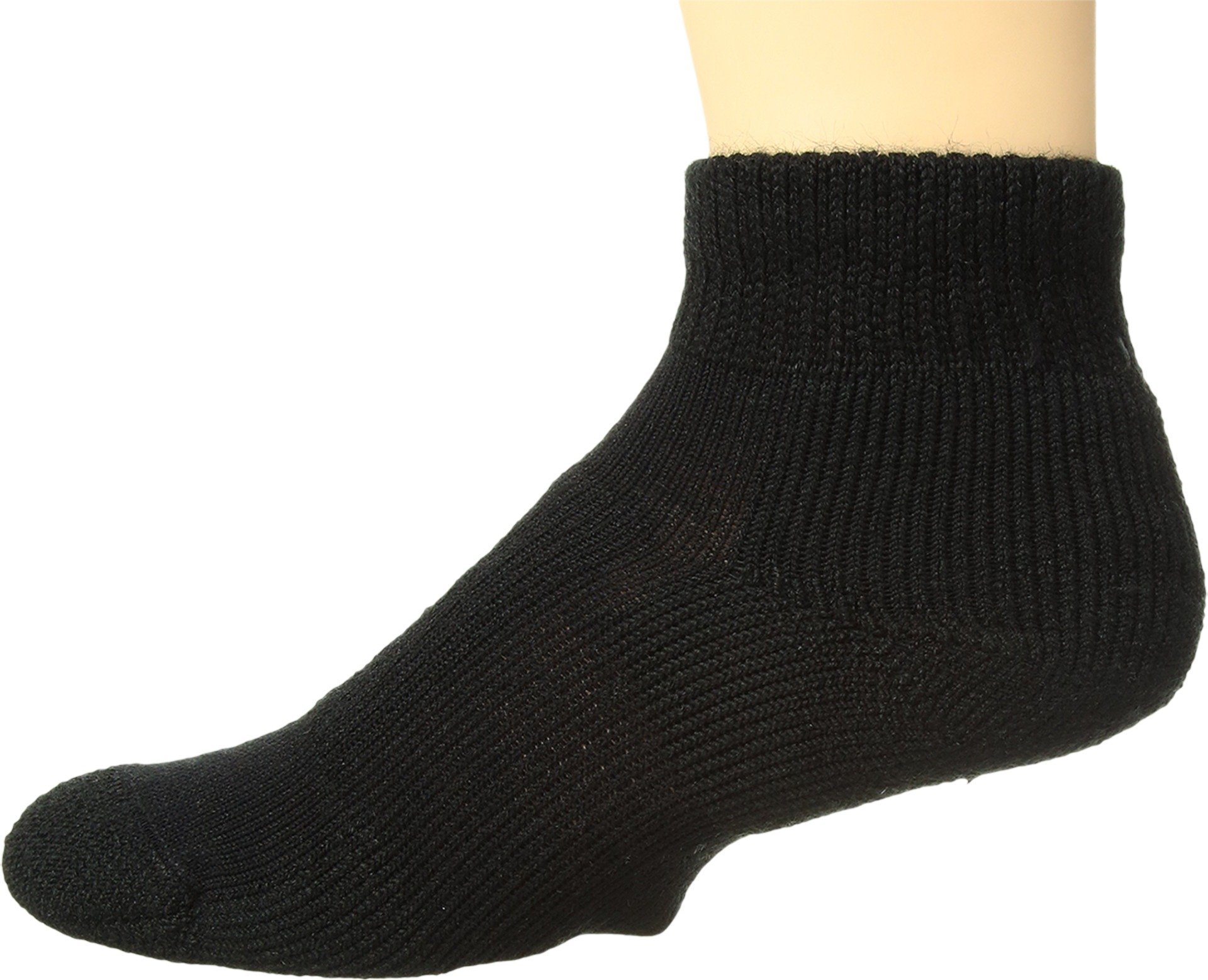 Thorlos unisex-adultWMXWmx Max Cushion Walking Ankle Socks Socks - Black - Medium