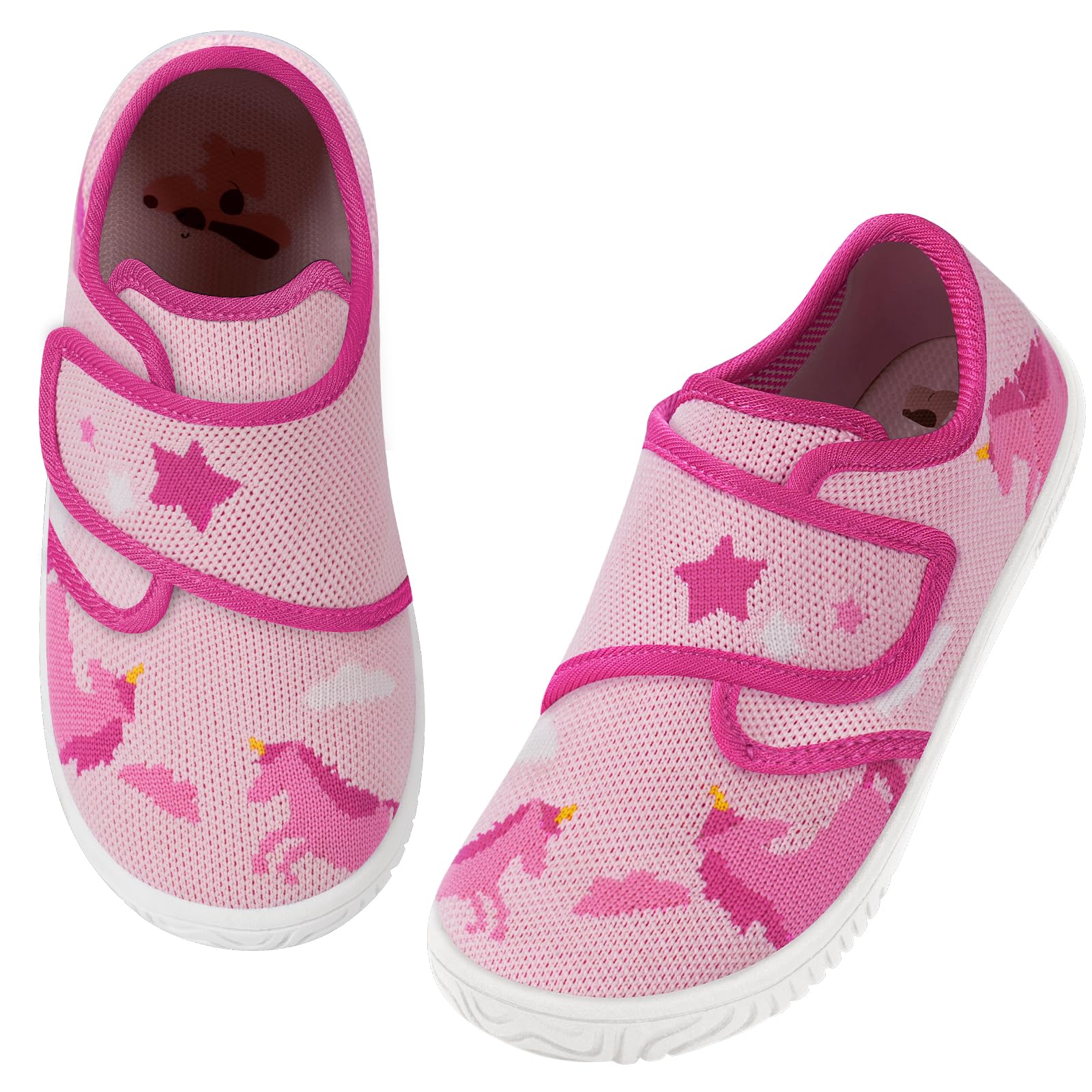 IceUnicorn Hausschuhe Kinder Jungen Atmungsaktiv Pantoffeln Mädchen Rutschfest Kindergartenschuhe Leicht Unisex Slippers