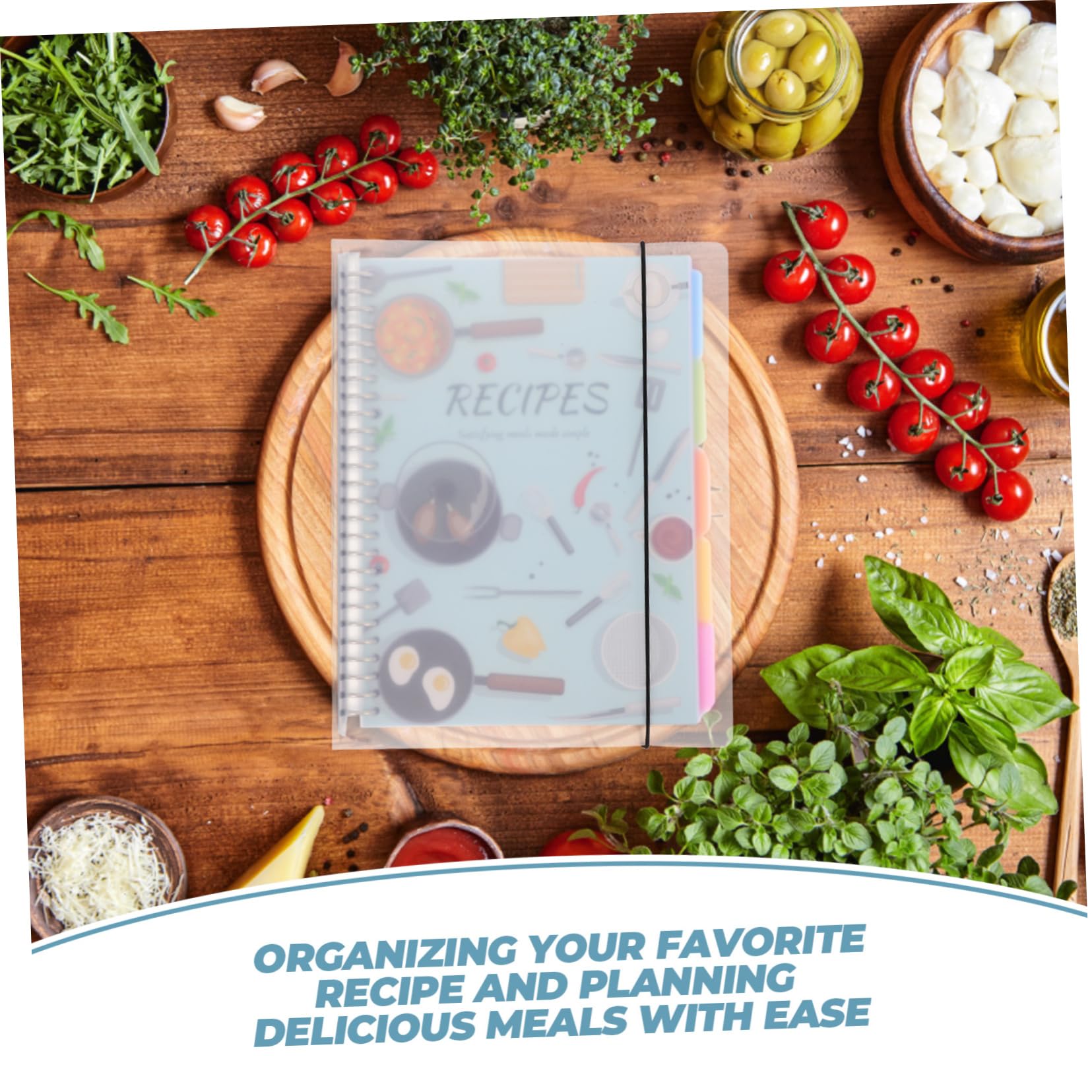 PLAFOPE Raccoglitore Di Ricette Per Casa Libro Di Ricette Libro Di Pianificazione Fai Da Te Portatile Libro Di Scrittura Blocco Note