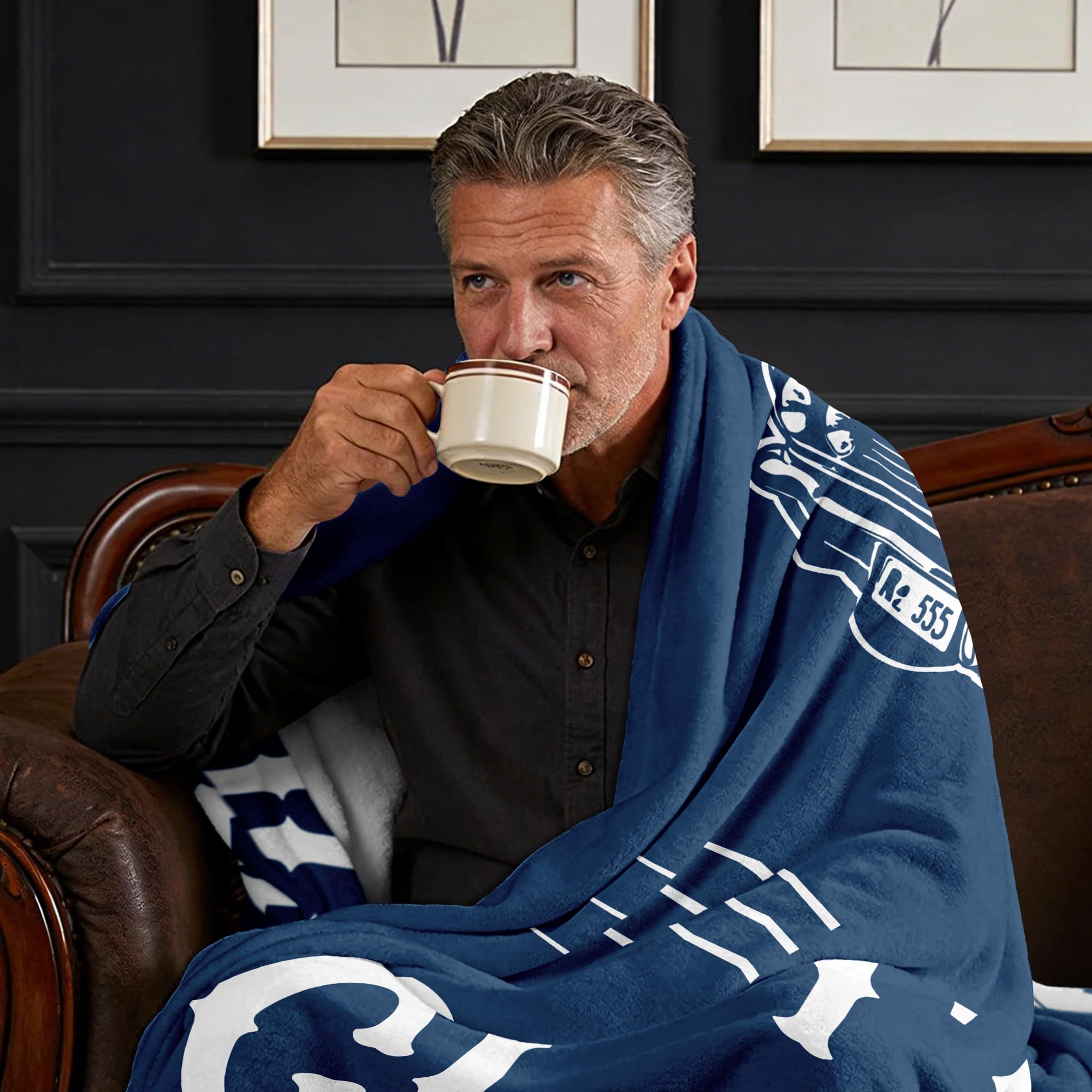 Gifts for Men, Funny Gifts for Men, Fathers Day Birthday Gift for Him, Best Older Man Gift Ideas, Unique Present for Male Grandpa Dad Husband, Cool Retirement Present for Man 60"X50" Blanket