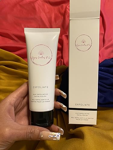 Esmalte facial exfoliante de menta