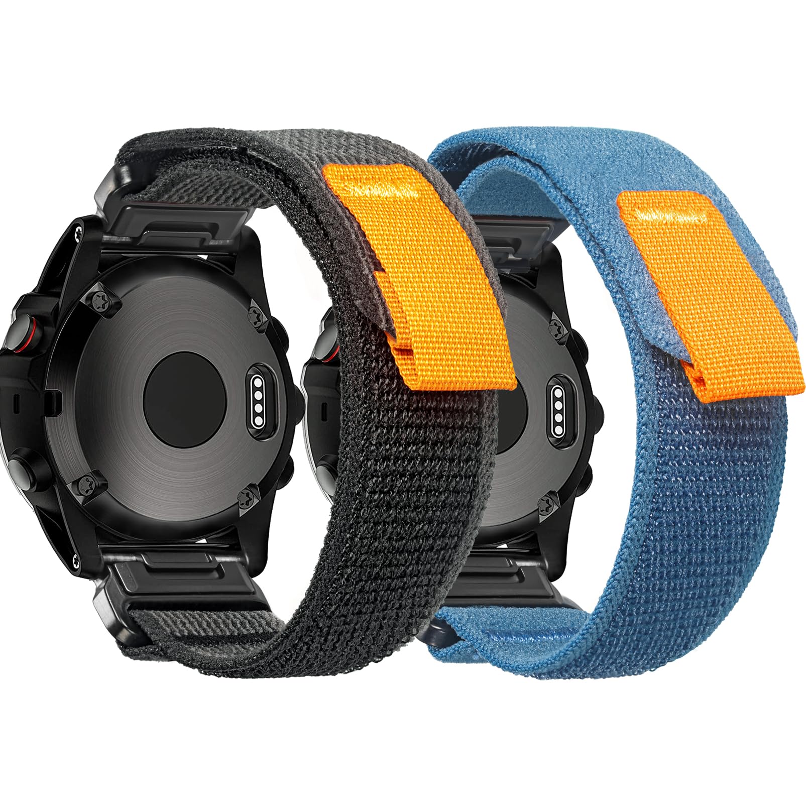 torbollo Bracelet de montre Compatible avec Garmin, tissé Bracelet de sport pour fēnix/Forerunner/Approach/MARQ/quatix/D2 série Bracelet de remplacement robuste pour hommes