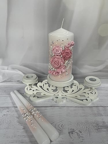 Miniatura 5 de Unity - Portavelas Unity, soporte para velas Unity, regalo de boda, decoración de ceremonia, centro de mesa de boda (grande)