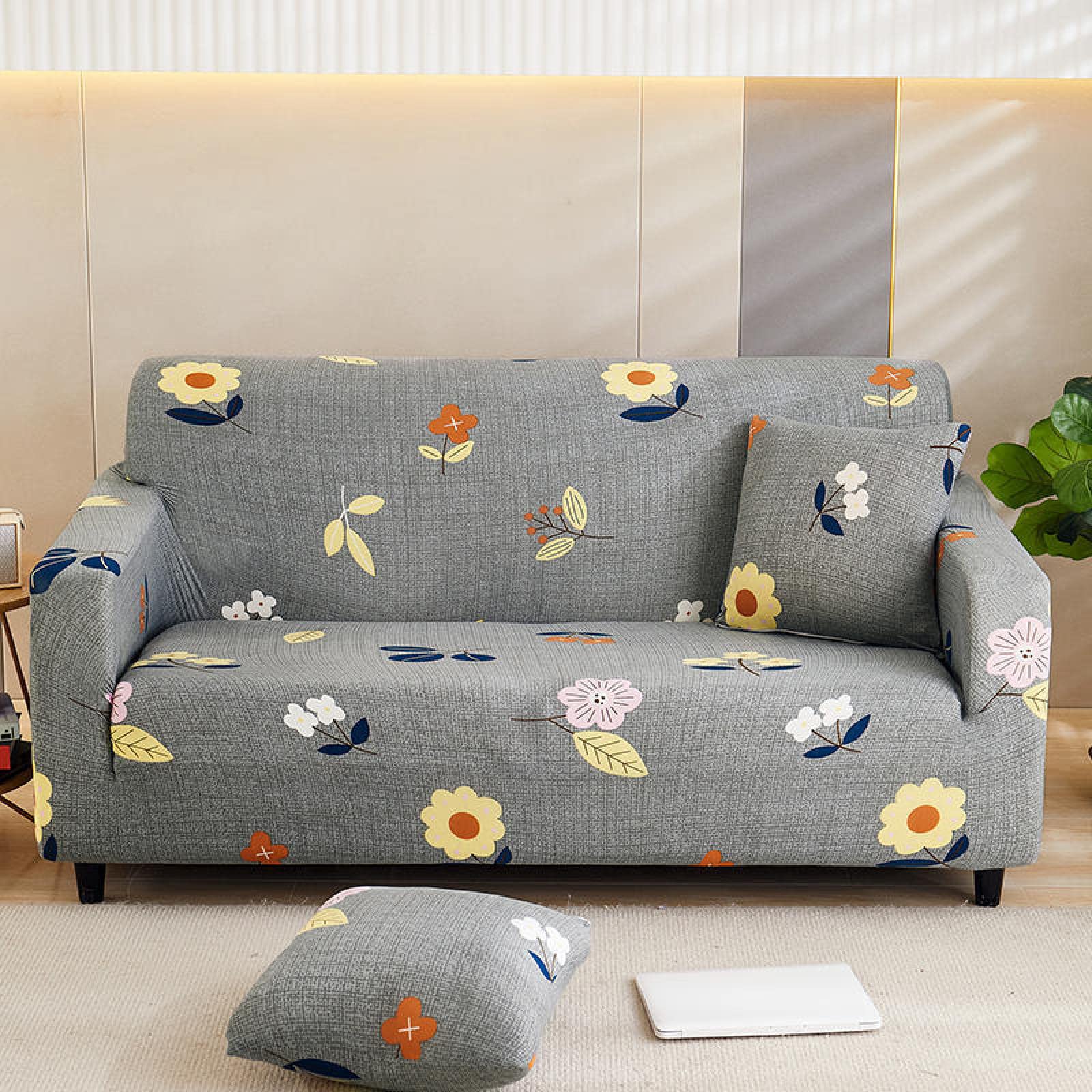 Fundas para sofa elasticas de 1 plaza lavables para proteger sillones de perros y gatos