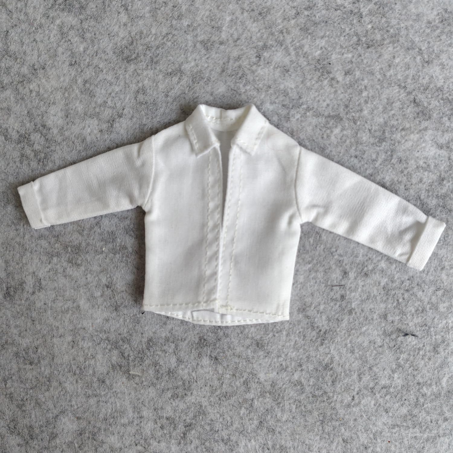 Amazon.com: 1/12 Scale Figure Clothes Shirt Coat Cardigan for 6inch Male  Action Figure Body Doll (White) : Toys & Games