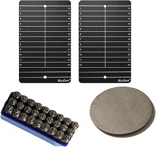 Titan Seed Phrase zestaw do przechowywania – 2 płyty + metalowy stempel + stół roboczy – ognioodporny, odporny na korozję, nierdzewny Cold Wallet Backup – etykiety zabezpieczone przed manipulacją i