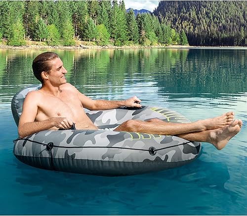Miniatura 6 de Intex 56835EP Camo River Run - Tubo inflable de 53 pulgadas, paquete de 2