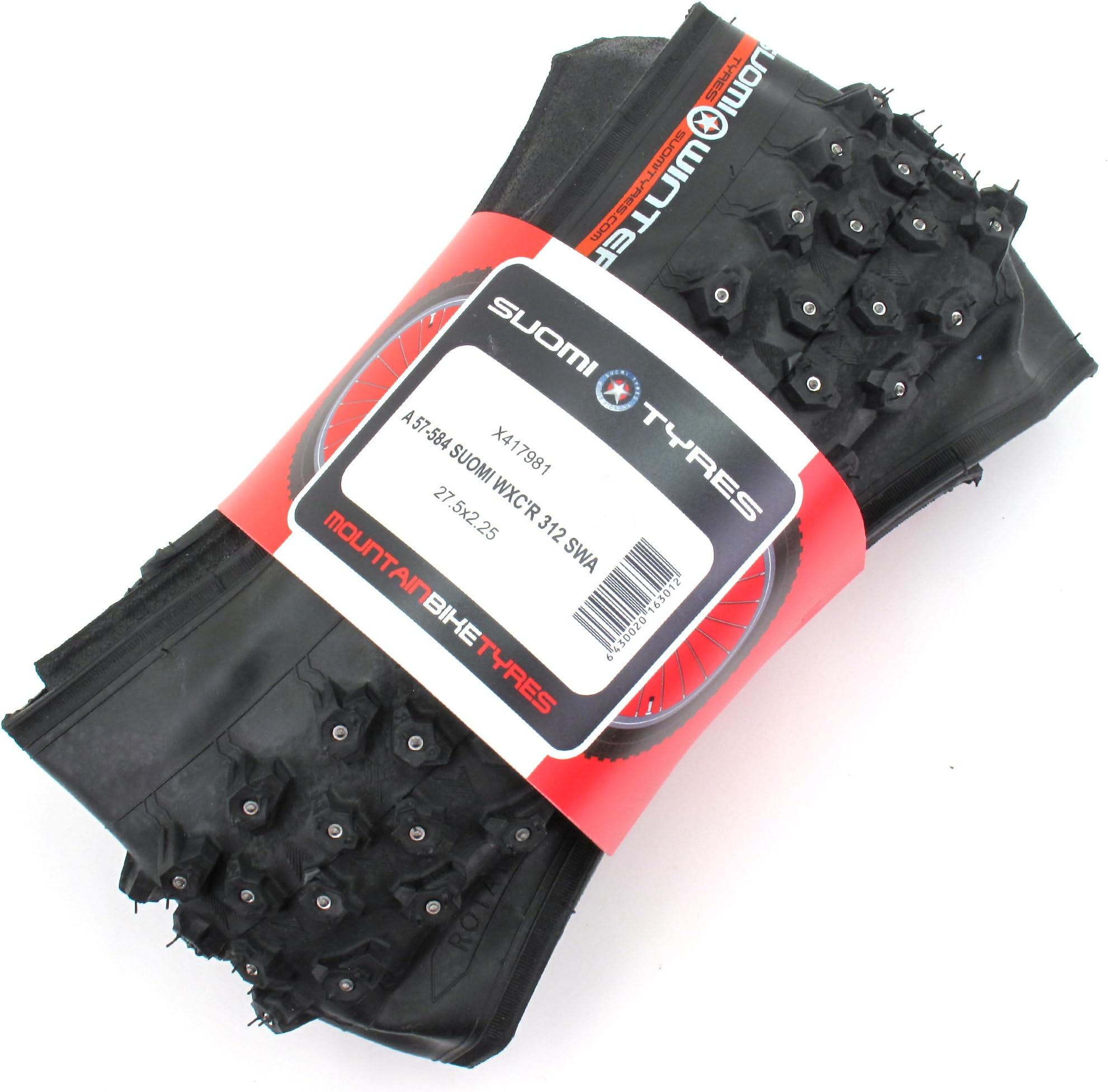 TR7133 WXC'R 312 27.5x2.25 Studded Bike Tire // 312 Studs // Folding