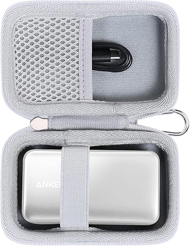 khanka Funda de viaje rígida de repuesto para Anker 533 Power BankAnker Nano Power Bank, cargador portátil de 10000 mAh (PD 30 W máx. Leistung),