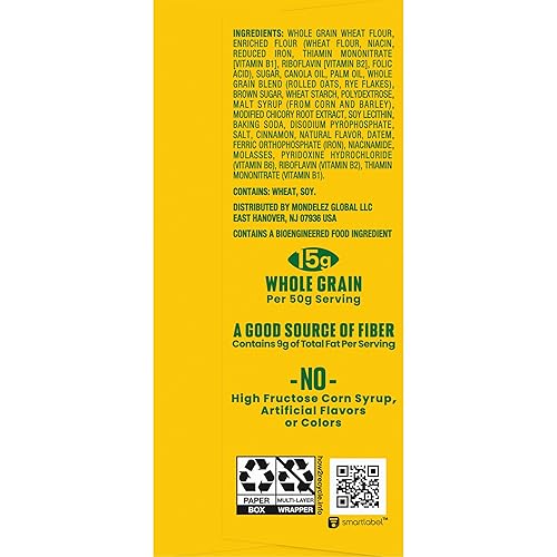 Miniatura 14 de NABISCO BELVITA - Galletas de desayuno con crema de canela y vainilla, 1.76 onzas (paquete de 5)