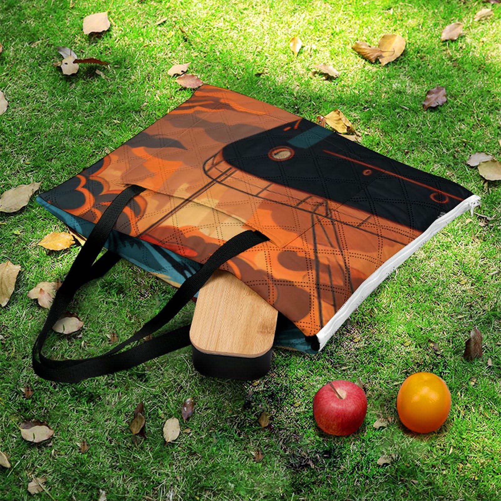 3D Stampa Novelty Nave Coperta Picnic Impermeabile arte Telo Impermeabile Pieghevole Tappeto Pic Nic Per Spiaggia Campeggio Pic-nic Attività All'aperto 200x200cm