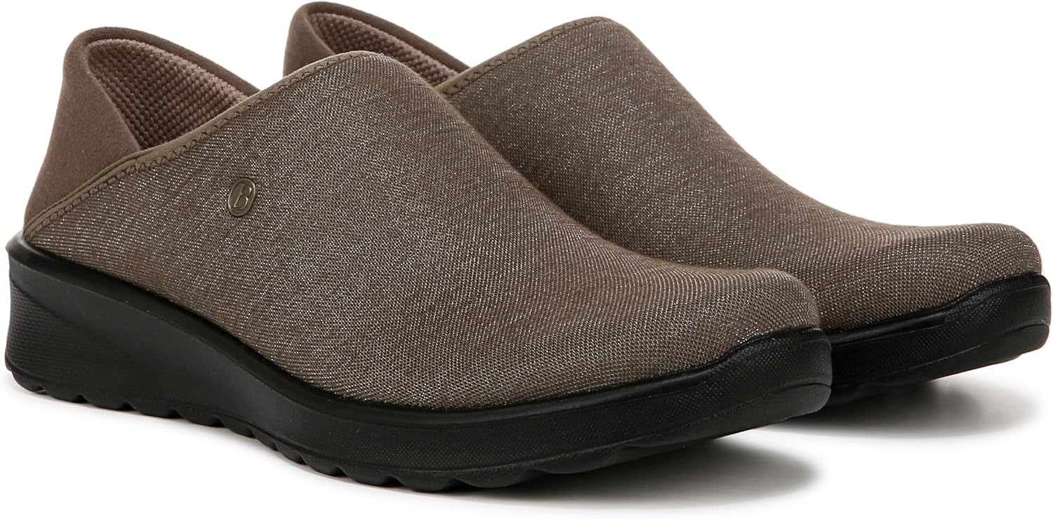 BZees Womens Getaway Slip On Hunter Green Shimmer 7.5 W - Image 7