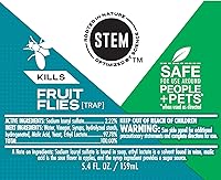 Vista 11 de Trampa para Moscas de la Fruta STEM: Atrapamoscas con Extractos Botánicos; 5.4 fl oz (Paquete de 1)