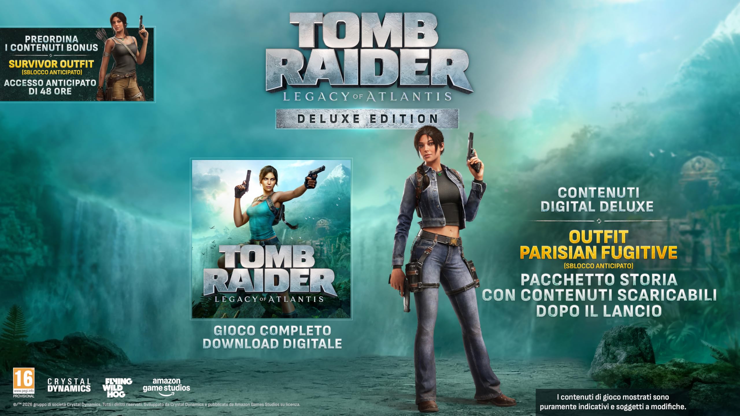 Tomb Raider: Legacy of Atlantis Deluxe | Codice Steam per PC